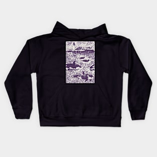 Da Shore Side - Purple Kids Hoodie